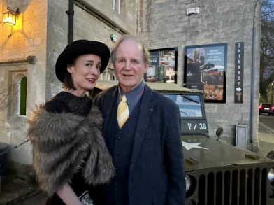 Amanda with Michael Murpurgo